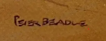 BEADLE, Peter (1933-2021) - Mount Cook with Sheep Wranglers Image 1++