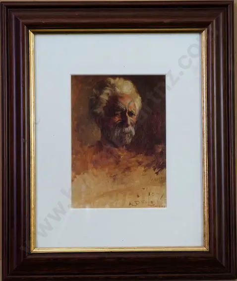 THOMPSON, Sydney Lough (1877-1973) - Portrait of a Maori, c. 1907 Image 1++