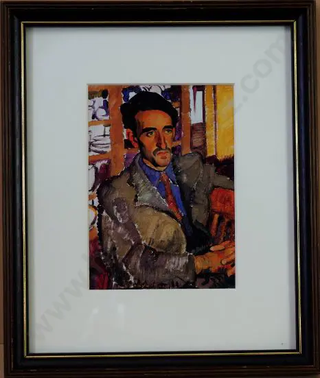 PAGE, Evelyn (1899-1988) - Portrait of Charles Brasch, 1937 Image 1++