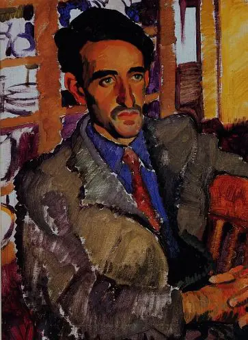 PAGE, Evelyn (1899-1988) - Portrait of Charles Brasch, 1937 Image 1++