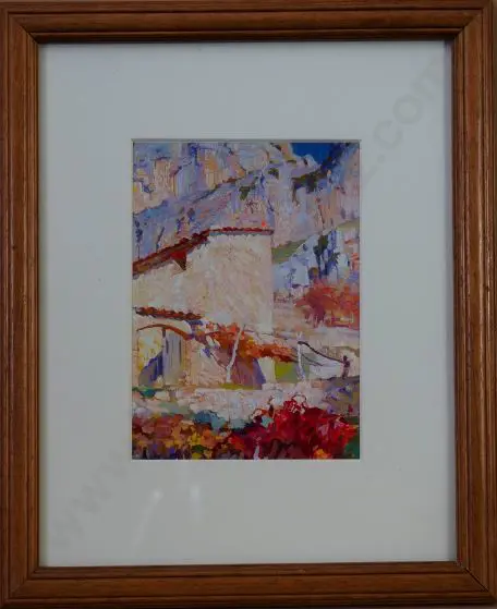 THOMPSON, Sydney Lough (1877-1973) - The Rocks, Le Baou de St Jeannet, 1922 Image 1++