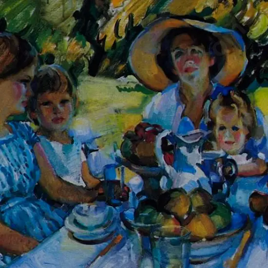 PAGE, Evelyn (1899-1988) - Under the Ash Tree, 1960