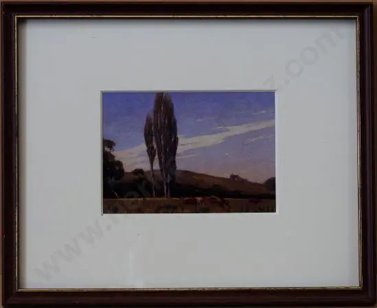 FRISTROM, Claus Edward (1864-1950) - Pastoral Landscape, Masterton Image 1++