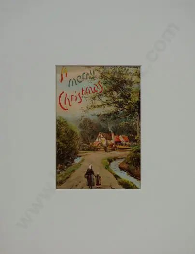 UNKNOWN Artist - Merry Xmas, 1906 Image 1++