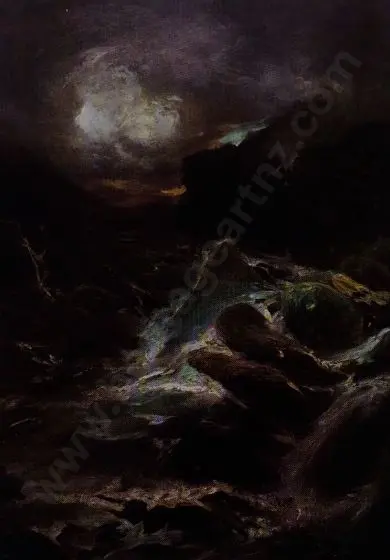 VAN der VELDEN, Petrus (1837-1913) - Otira Gorge Image 1++