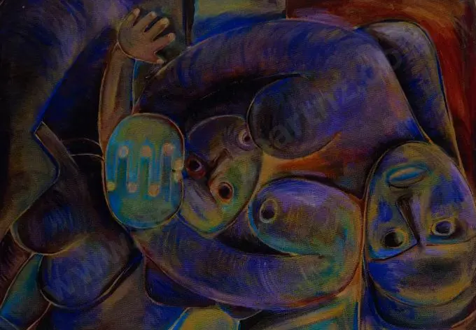 KAHUKIWA, Robyn (1938-) - He Aroha Whaere, He Potiki Piri Poho Image 1++