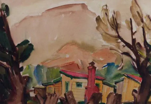 GOPAS, Rudolph (1913-1983) - Cottages No 8 Image 1++