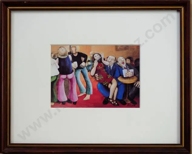 COOK, Beryl (1926-2008) - A Musical Evening Image 1++