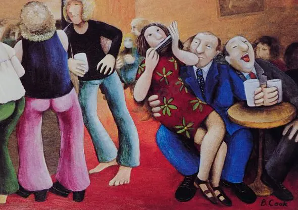 COOK, Beryl (1926-2008) - A Musical Evening Image 1++