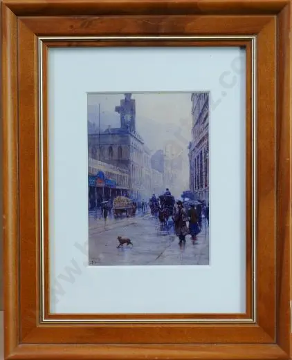 WORSLEY, Charles Nathaniel (1862-1923) - Lambton Quay, Wellington Image 1++