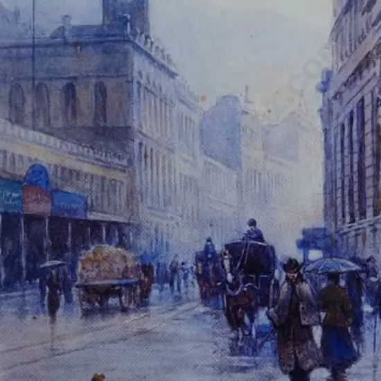 WORSLEY, Charles Nathaniel (1862-1923) - Lambton Quay, Wellington