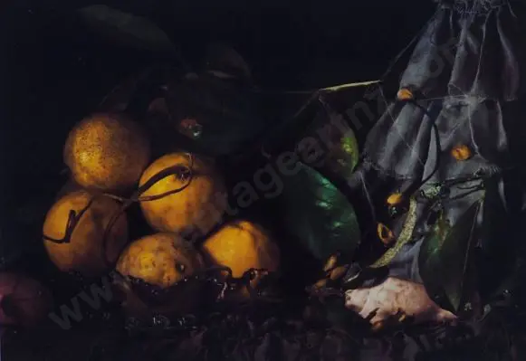 PARDINGTON, Fiona (1961-) - Still Life with Lemons and Seaweed, 2011 Image 1++