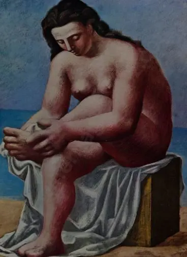 PICASSO, Pablo (1881-1973) - Nude Woman Drying Her Feet, 1921 Image 1++