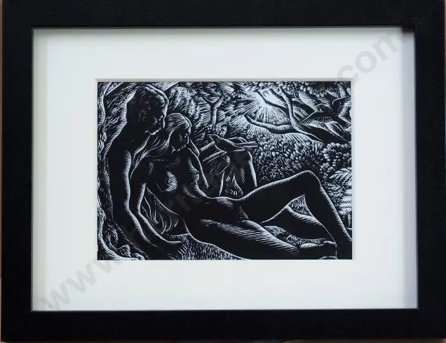 TAYLOR, E. Mervyn (1906-1964) - Idyll, 1949 (Considered to be his most beautiful work) Image 1++