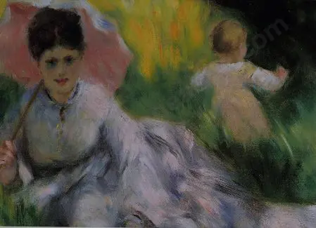 RENOIR, Pierre Auguste (1841-1919) - Woman with a Parasol (1876) Image 1++