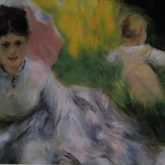 RENOIR, Pierre Auguste (1841-1919) - Woman with a Parasol (1876)