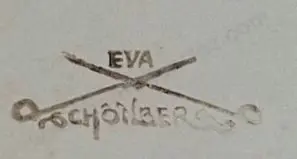 CHOMBERG, Eva (active 1920s) - Scissor Cut Silhouette - Couple in Pagoda Image 1++