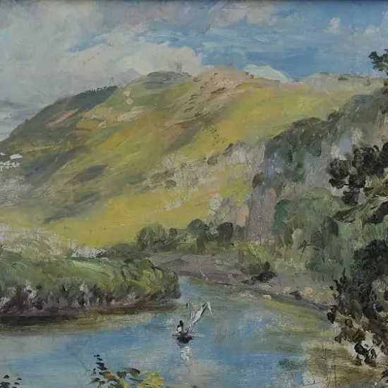 COX, David (1783-1859) - River Wye passing through Hills