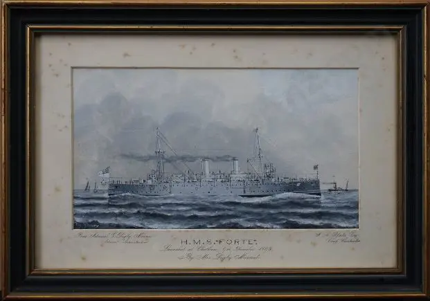 CHINNERY, P.A. (1800-1900) - H.M.S. Forte Image 1++