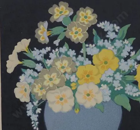 HALL THORPE, John (1874-1947) - Forget Me Nots (1922) Image 1++