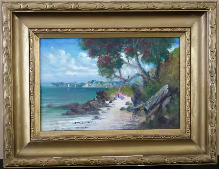 PERRETT, John Douglas (1859-1937) - Near Northhead - Auckland Image 1++