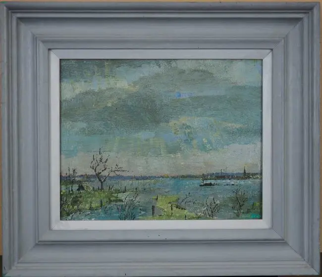 WHITE, Ethelbert (1891-1972) - Harbour Scene Image 1++