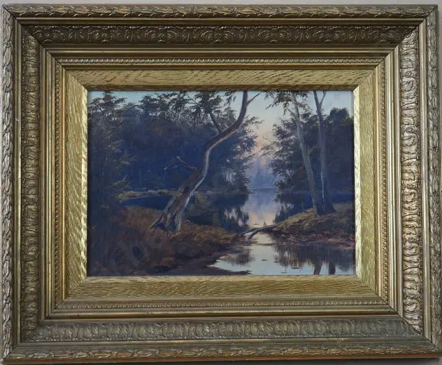 CHRISTMAS, Ernest W.  (1861-1918) - On the Murray River, 1891 Image 1++