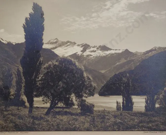 CHANCE, George (1885-1963) - Mount Avalanche, Wanaka - c. 1920 Image 1++