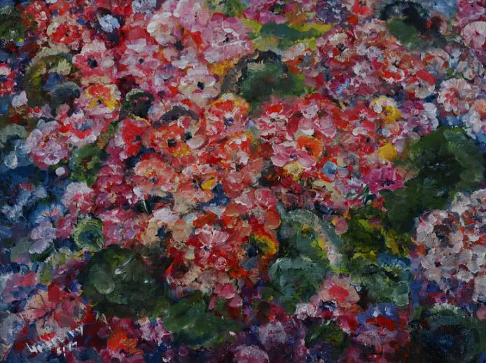 HERLIHY, Louise - Geraniums Image 1++