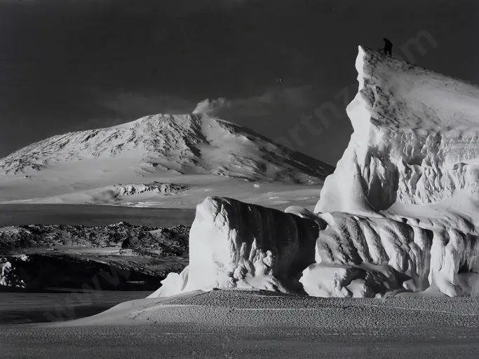 PONTING, Herbert (1870-1935) - Scott's Last Expedition - on the Summit of an Iceberg, Antarctica, 1911 Image 1++
