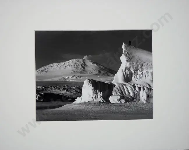 PONTING, Herbert (1870-1935) - Scott's Last Expedition - on the Summit of an Iceberg, Antarctica, 1911 Image 1++