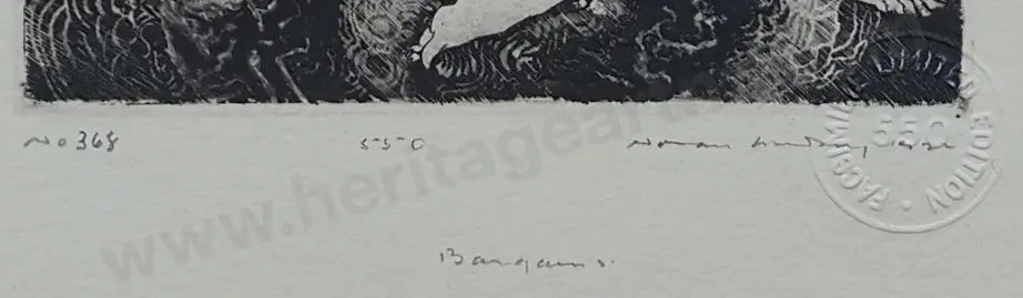 LINDSAY, Norman (1879-1969) - Bargains - Facsimile etching No 368/500 Image 1++