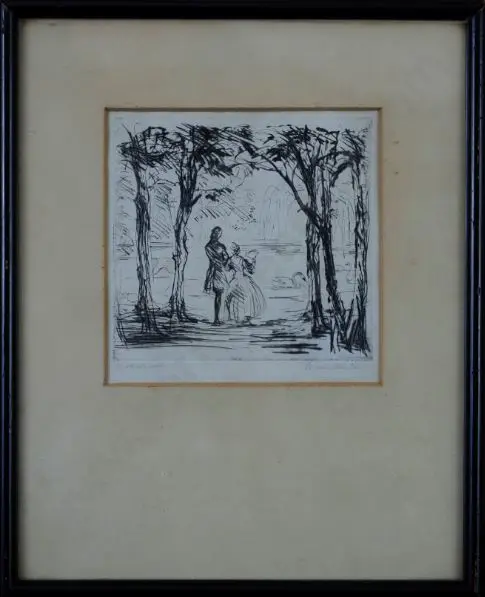 MEID, Hans (1883-1957) - Mozart & Wife Image 1++