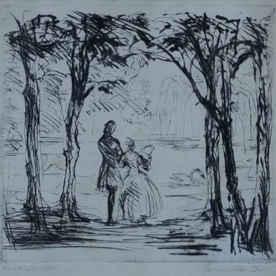 MEID, Hans (1883-1957) - Mozart & Wife