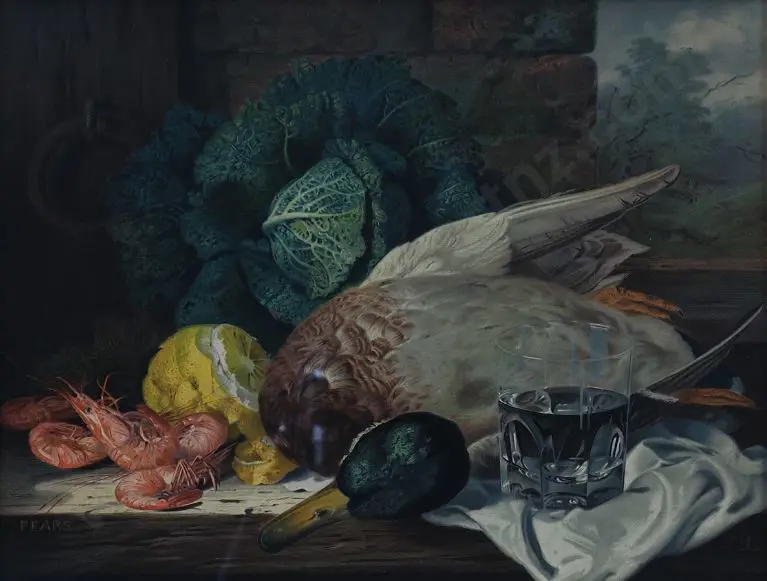 LADELL, Edward (1821-1886) - Still Life (Pears Print 1913) Image 1++