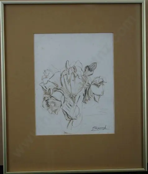 KAVANAGH, John Francis (1903-1985) - Roses in a Glass Image 1++