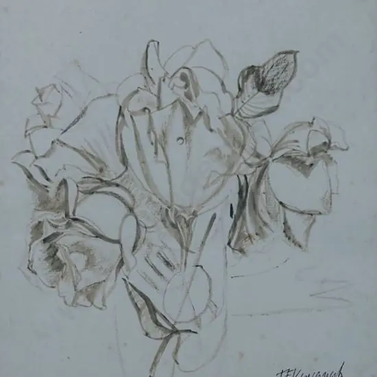 KAVANAGH, John Francis (1903-1985) - Roses in a Glass