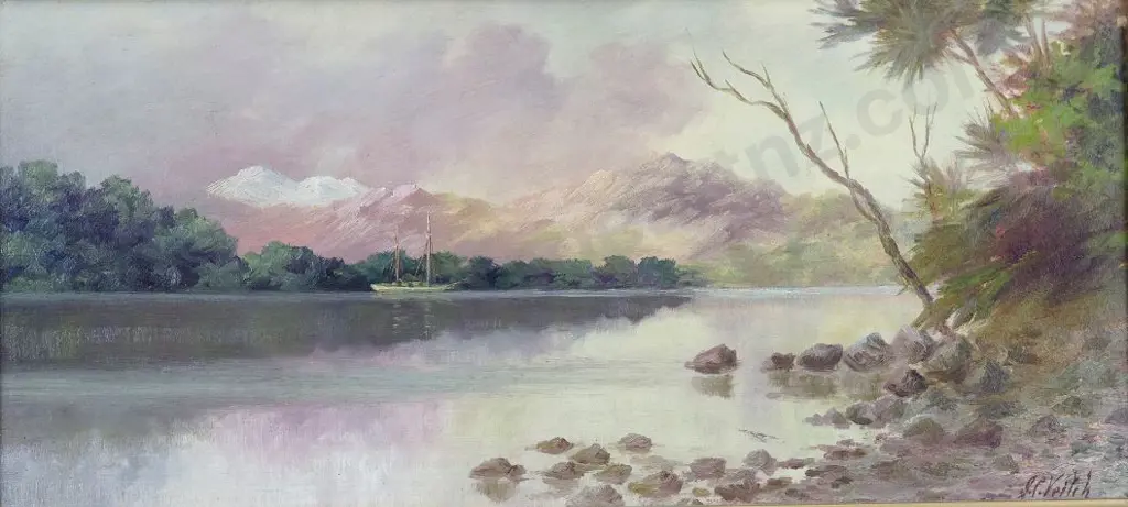 VEITCH, John Charles (1853-1959) - Dusky Sound Image 1++