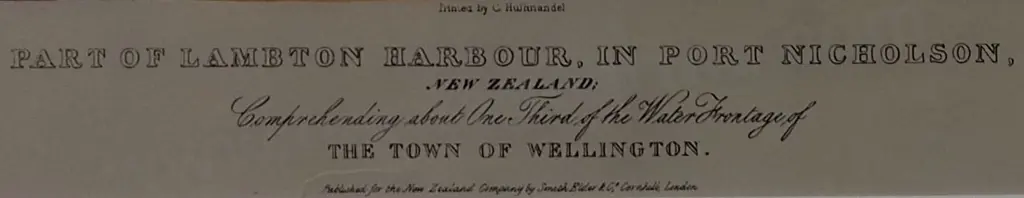 HEAPHY, Charles (1822-1881) - Part of Lambton Harbour in Port Nicholson Image 1++