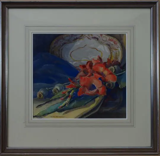 WISEMAN, Hilda (1894-1984) - Flowers on Table Image 1++