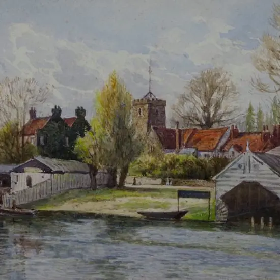 RICHARDSON, Harry Linley (1879-1947) - Thames Ferry