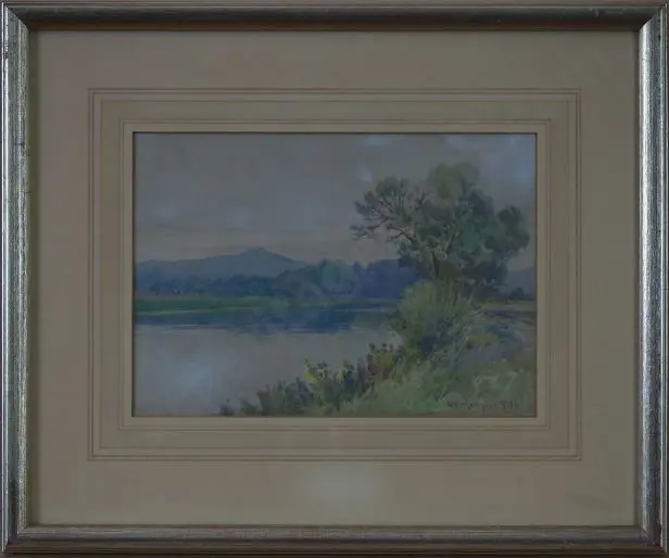 GIBB, William Menzies (1859-1931) - River & Mountain Image 1++