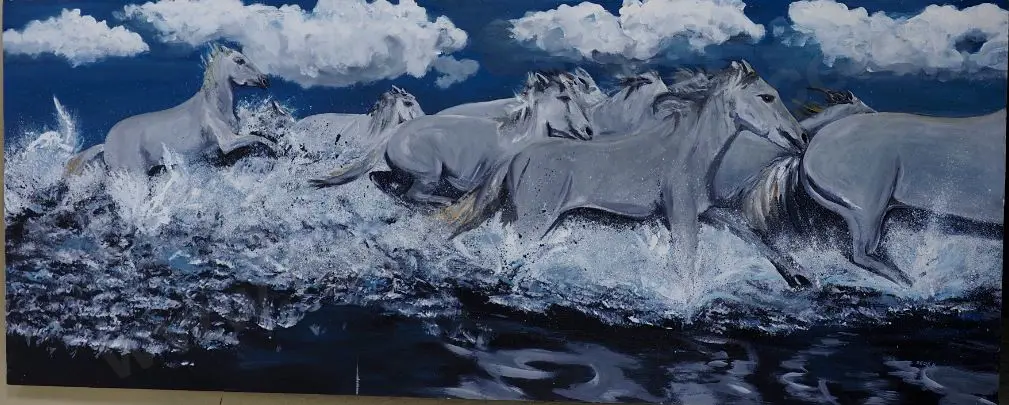 PARKER-LITTLE, Derek (-2014) - Horses in the Tide Image 1++