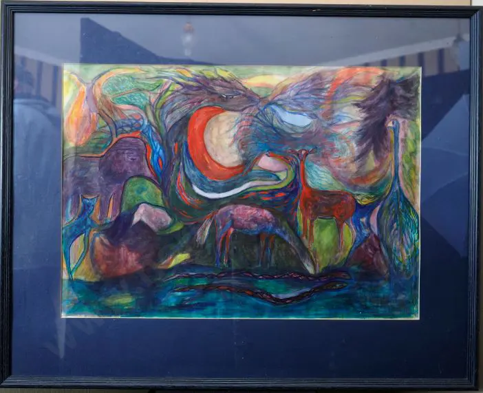 WATSON, Joy (-2006) - Startled Deer Image 1++