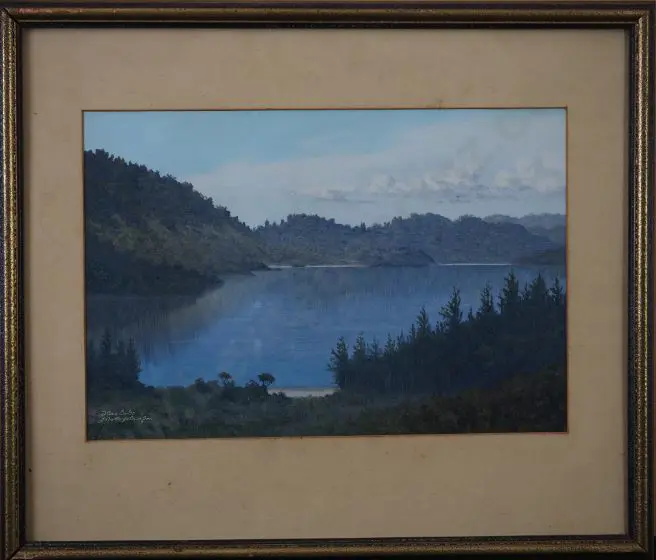 MAYCLAIR, Joseph Richard, Jnr (1907-1947) - Blue Lake, Rotorua Image 1++