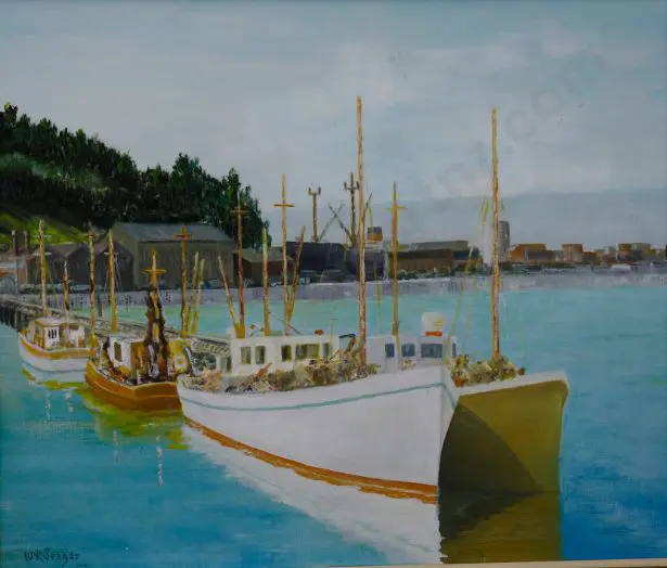 SEAGAR, W.K. - Fishing Boats< Wellington Image 1++