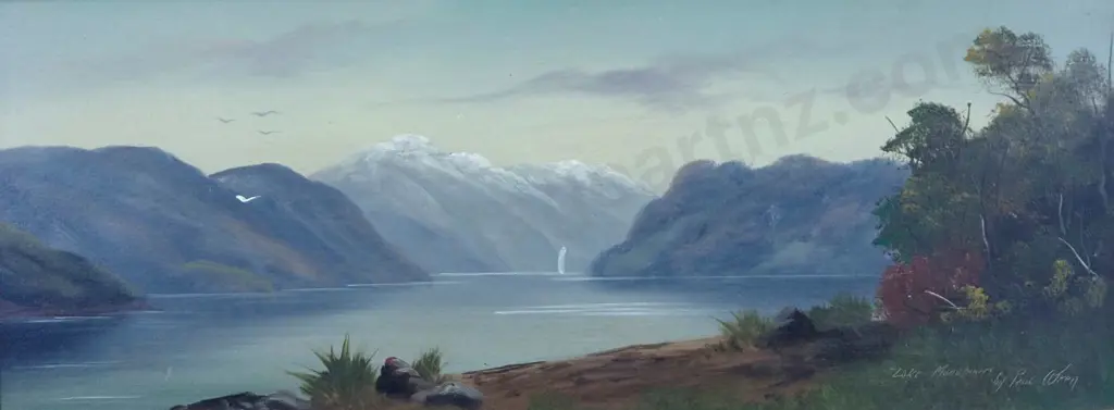 WREN, Paul (1875-1953) - Lake Manapouri Image 1++