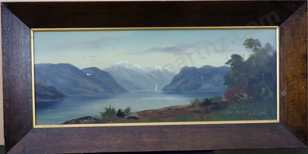 WREN, Paul (1875-1953) - Lake Manapouri Image 1++