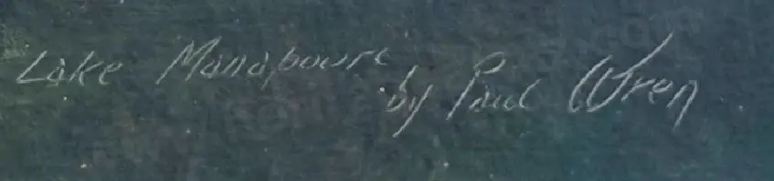 WREN, Paul (1875-1953) - Lake Manapouri Image 1++