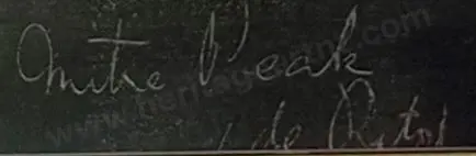 DE RITZ, George (1875-1953) - Mitre Peak, South Island Image 1++